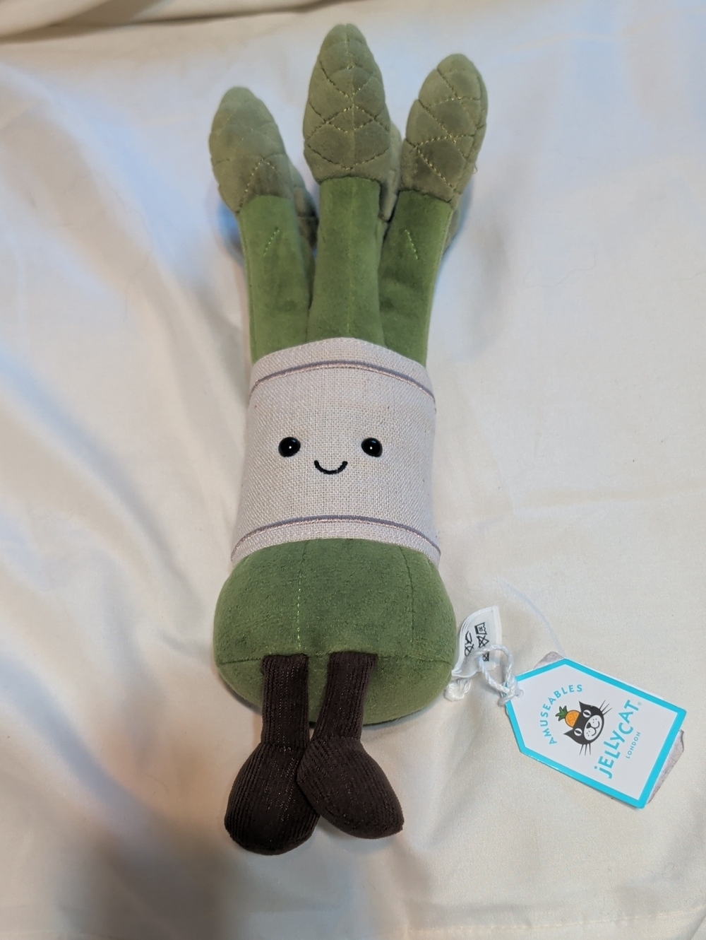 Jellycat Green & Brown Asparagus Plush